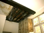 Reed ceiling repair.